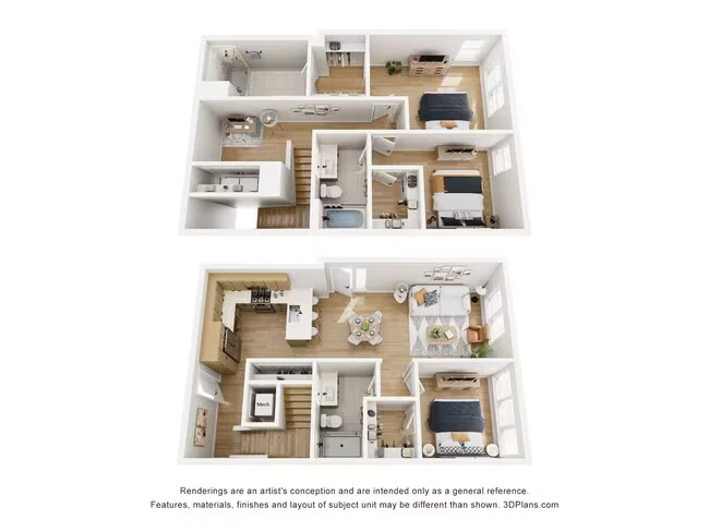 Townhome C2 204 floor plan